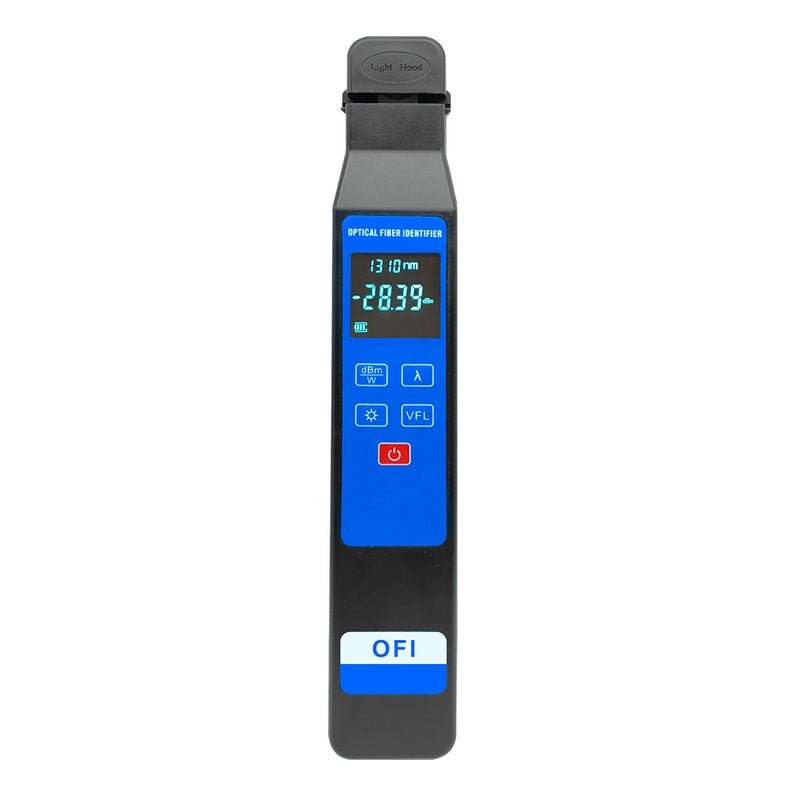 Professional LCD Display Fiber Optical Identifier Portable 4-in-1 Clamp 10mw Visual Fault Locator Optical Fiber Direction Identifier Suitable for 3.0/2.0/0.9/0.25mm Fiber Line - Image 1