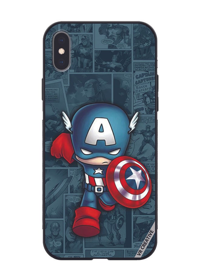 VR CREATIVE Protective Case Cover For Apple iPhone XS Max Avengers Design Multicolour - Image 1