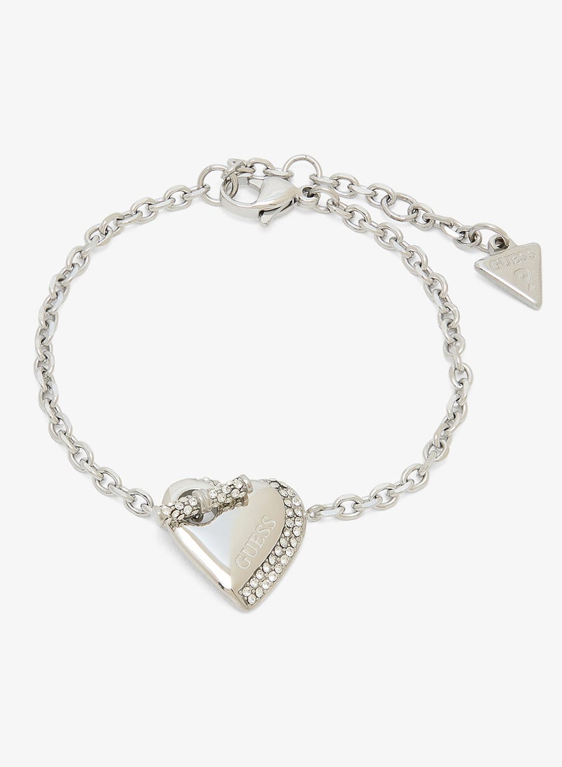 جس سوار سلسلة قلب على شكل حرف - Image 1