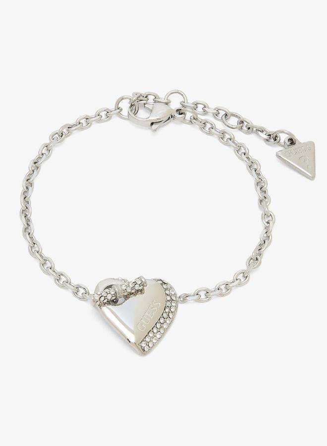 GUESS T-Bar Heart Chain Bracelet - Image 3
