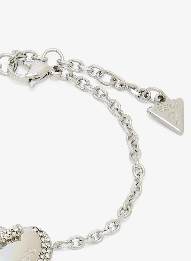 GUESS T-Bar Heart Chain Bracelet - Image 4