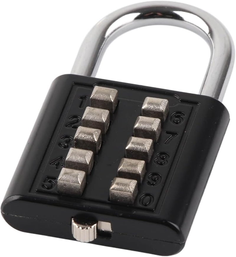 Heavy Duty Waterproof Combination Padlock 10 Digit Push Button for Gym Gate Cabinet Toolbox Suitcase - Image 1