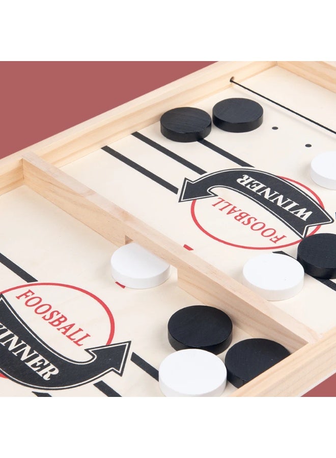 لعبة لوحية خشبية سريعة من نوع Sling Puck Winner للأطفال والكبار - Image 5