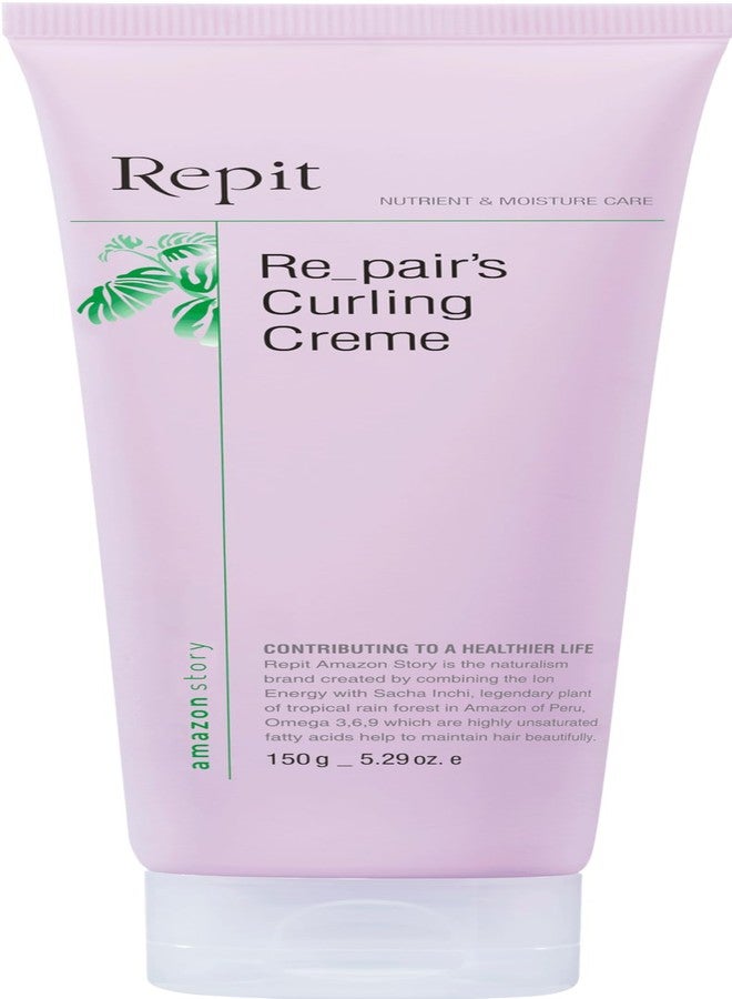 Repit Repair’s Curling Creme | Korean Curl Defining Cream | Leave-In Hair Essence Treatment for Wavy, Curly Hair | RepitUSA - Image 1