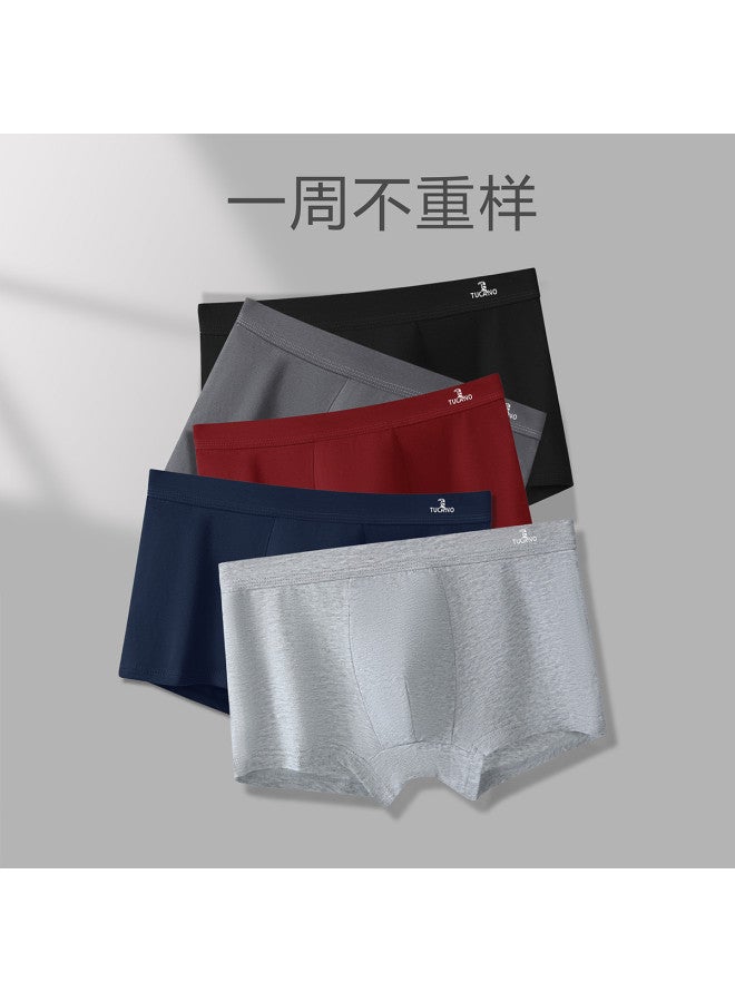 Tucano Woodpecker Men's Underwear 10a Antibacterial Large Size Summer Thin Breathable Boxer Briefs - Image 4
