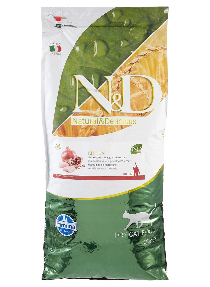 Farmina Pet Food Farmina Chicken & Pomegranate Kitten 10Kg - Image 1