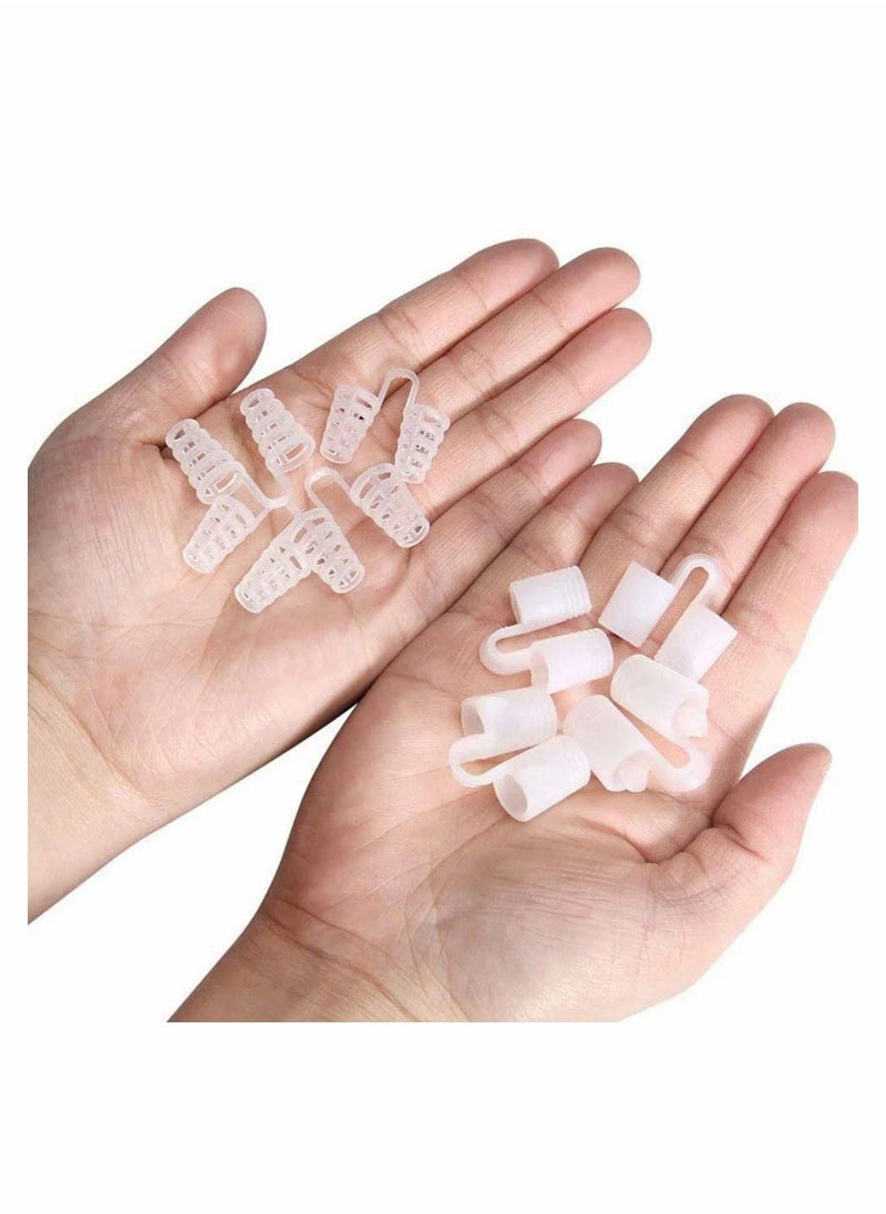Anti Snoring Device, Snore Stopper Nasal Dilators Snoring Solution, Comfortable Nasal Dilators to Relieve Snore for Better Sleep Sleeping Aid Sleep, 8 PCS