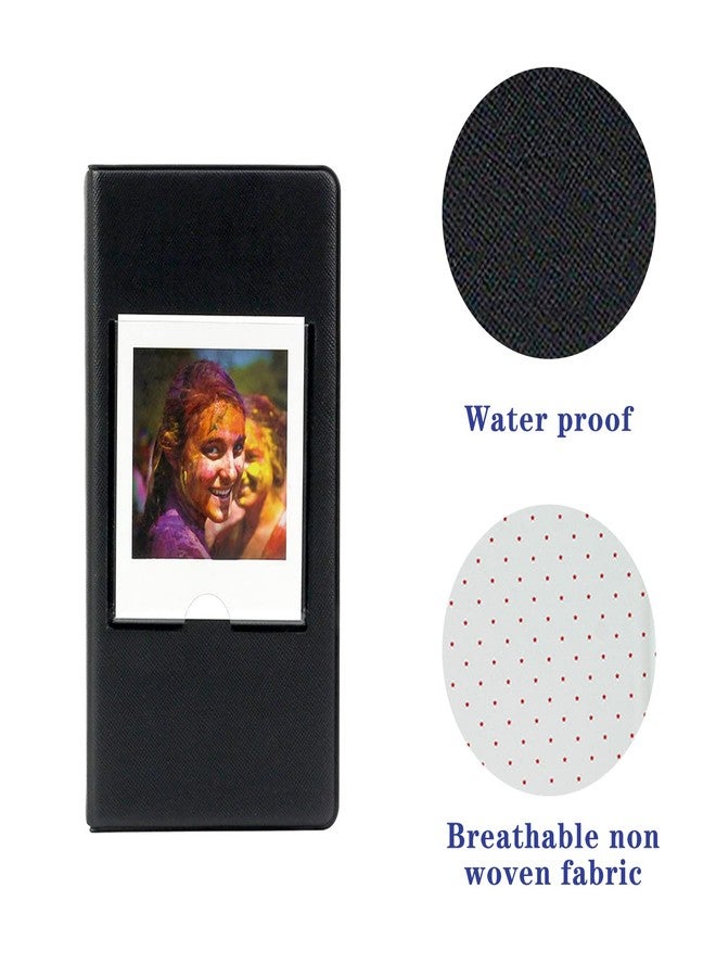 ألبوم صور WOGOZAN ذو 64 جيبًا لكاميرا Fujifilm Instax Square Film SQ40 SQ1 SQ6 SQ10 SQ20 SP-3 Square Instant Film (أسود) - Image 2