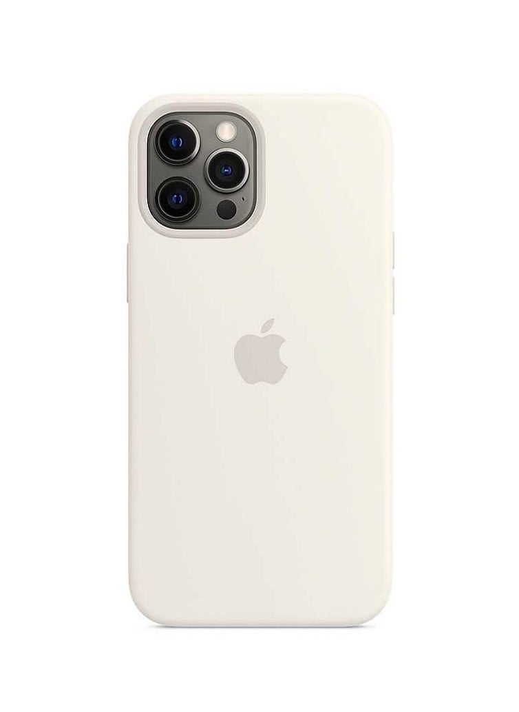 Generic - Silicone Case Cover Full Covered Anti Scratch Shockproof  For Apple iPhone 15 Pro Max (White) - Image 1