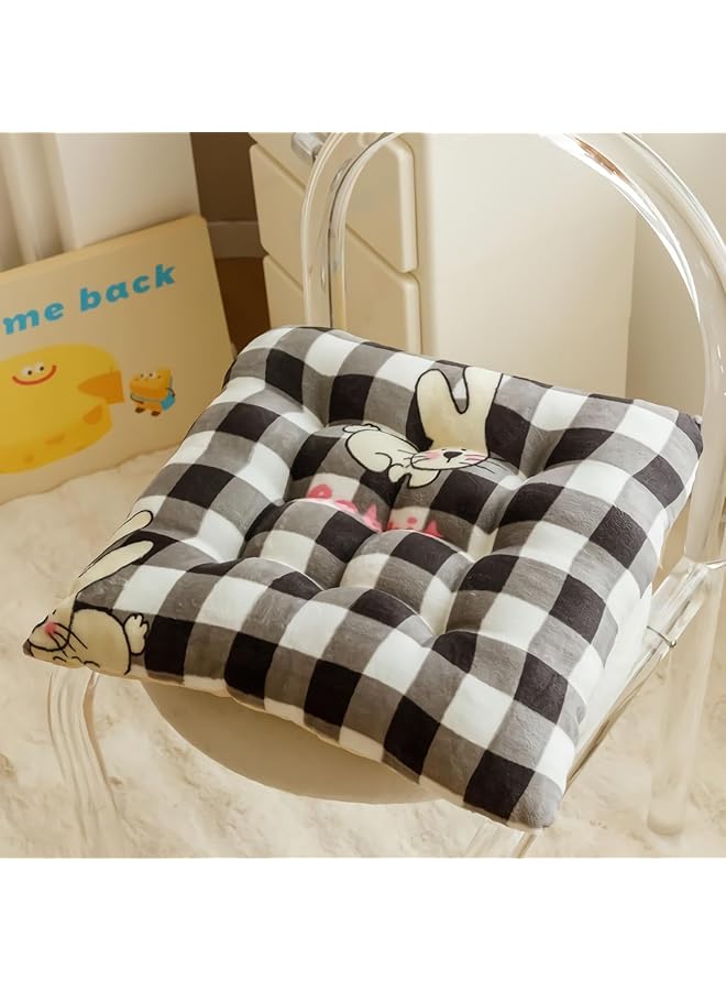 erorex Cotton Chair Cushion Square Chair Pads Non Slip Seat Cushion Floor Pillow Cushion For Chair Living Room Balcony Office Sofa Yoga 16 Inch 40Cm B - Image 1