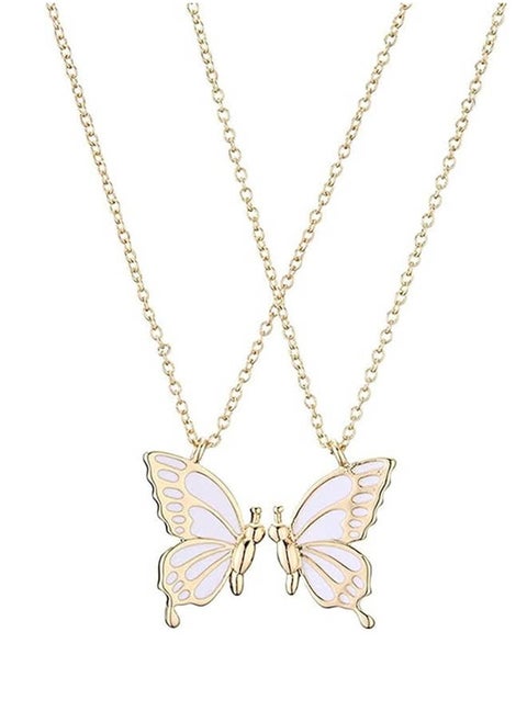 Friendship Necklace 2 Best Friend BFF Necklace Gifts for Women Friends Long Distance Birthday Gifts
