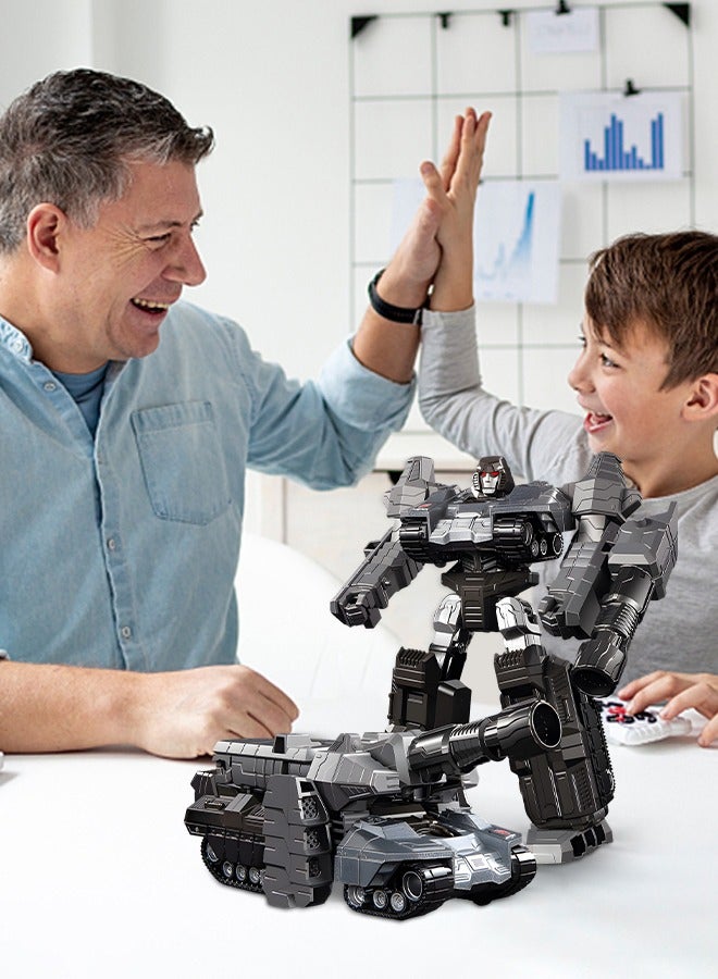 UETEEY Deformation Robot Toy, Deformed Car Robot Toys, Transformer Action Figure Deformation Car Model, Portable Alloy Deformation Robot Toys Gift for Kids - Image 4