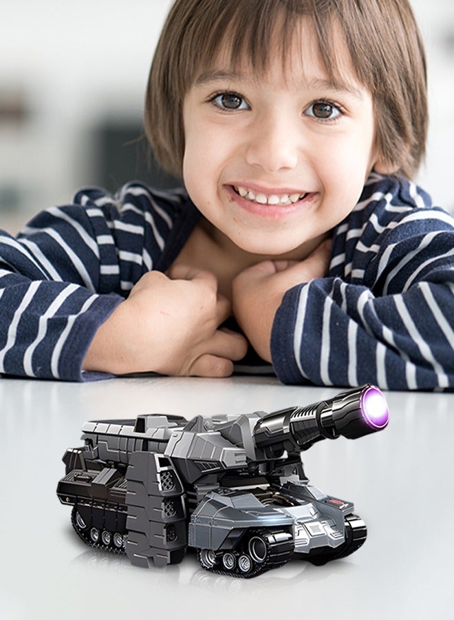 UETEEY Deformation Robot Toy, Deformed Car Robot Toys, Transformer Action Figure Deformation Car Model, Portable Alloy Deformation Robot Toys Gift for Kids - Image 5