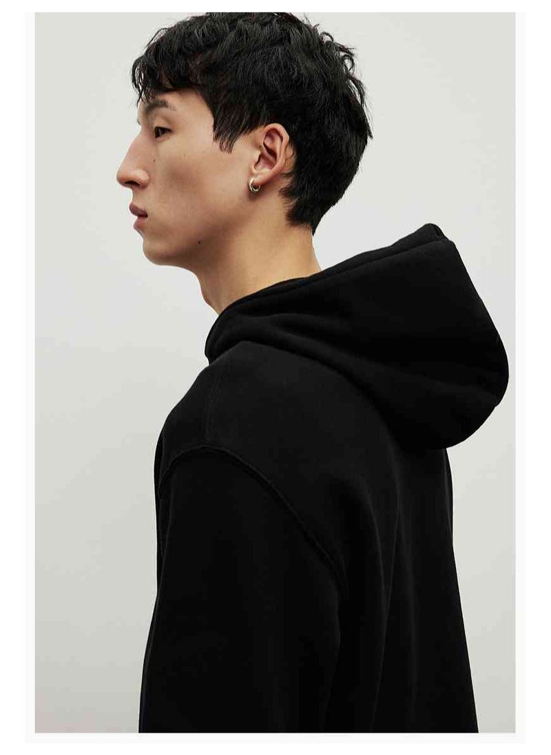 H and M - HM New Casual And Fashionable Loose Printed Hoodie - Image 1