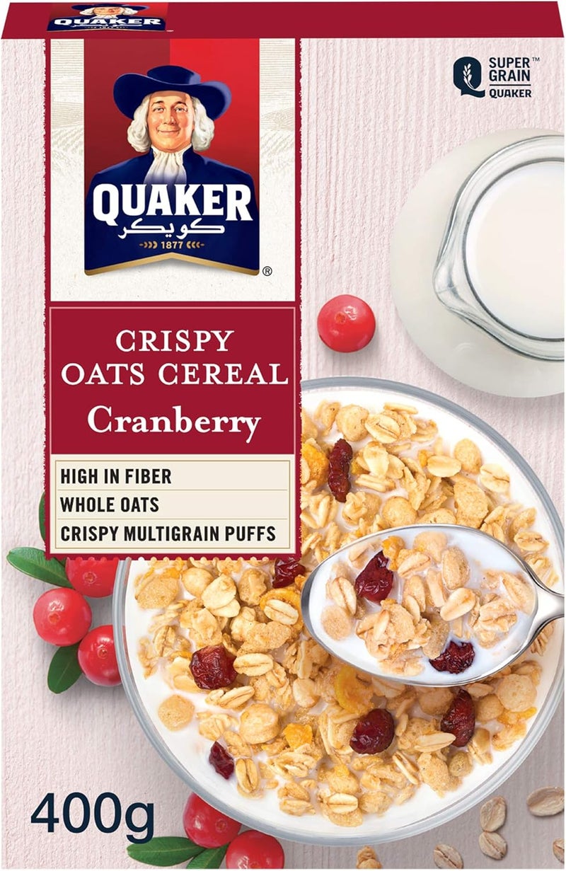 Quaker Cereal Cranberry 400 Grams - Image 1