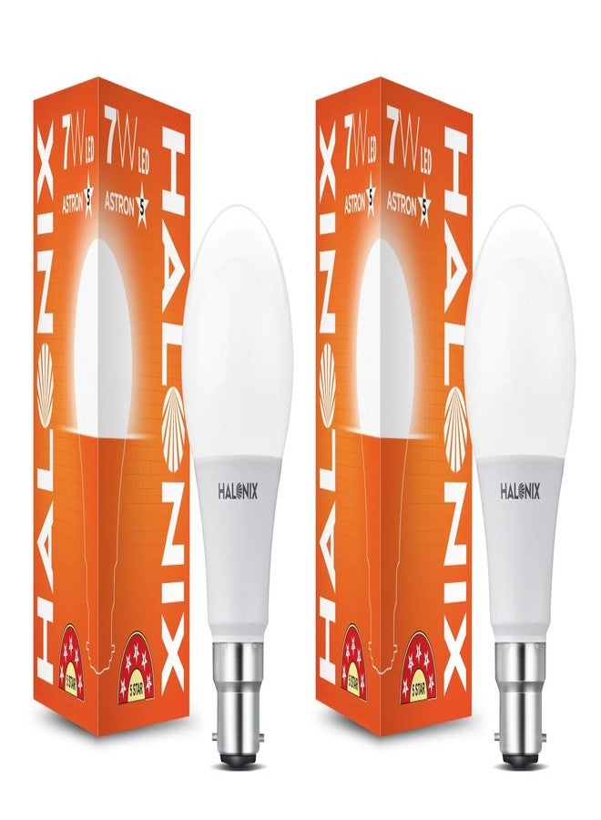 Halonix Astron Plus B22 7-Watt LED Bulb (Cool White) - Pack of 2 - Image 1