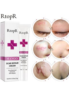 RtopR Scar Removal Cream Skin Repair Creams Treatment Stretch Marks Acne Surgical Care 15G  - Image 1
