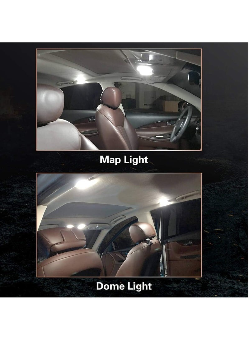 SYOSI - LED Bulbs Buldle White for Car, 168 T10 2825 W5W LED Bulbs Canbus Error Free for License Plate Dome Map Courtesy Door Trunk Interior Lights 10 Pcs - Image 1