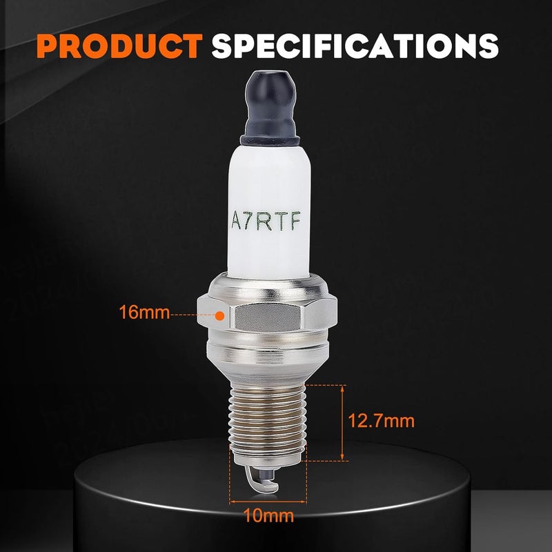 Hipa 794-00082 Spark Plug for RDZ4H MTD Troy Bilt 753-05255 794-00043 794-00042 753-05784 791-180852B - Image 3