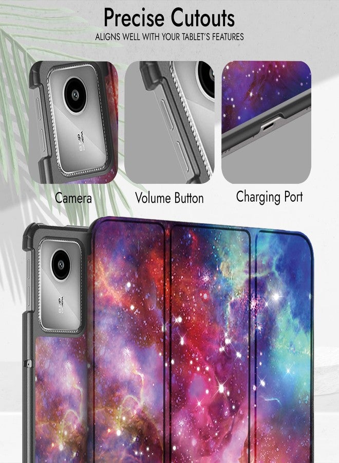 Robustrion Cover for Lenovo Tab M11 Cover Case, Trifold Flip Cover for Lenovo Tab M11 Tablet 11 inch [ Auto Sleep Wake Support] - Galaxy - Image 4