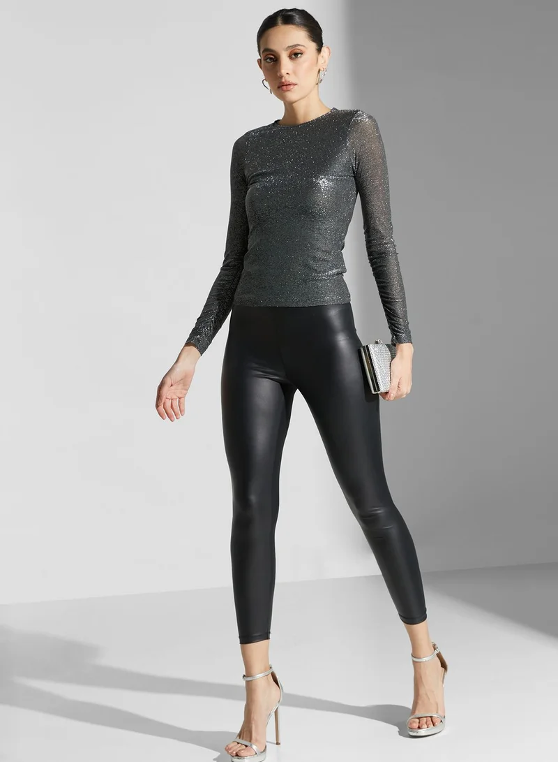 Ted Baker Crew Neck Knitted Top