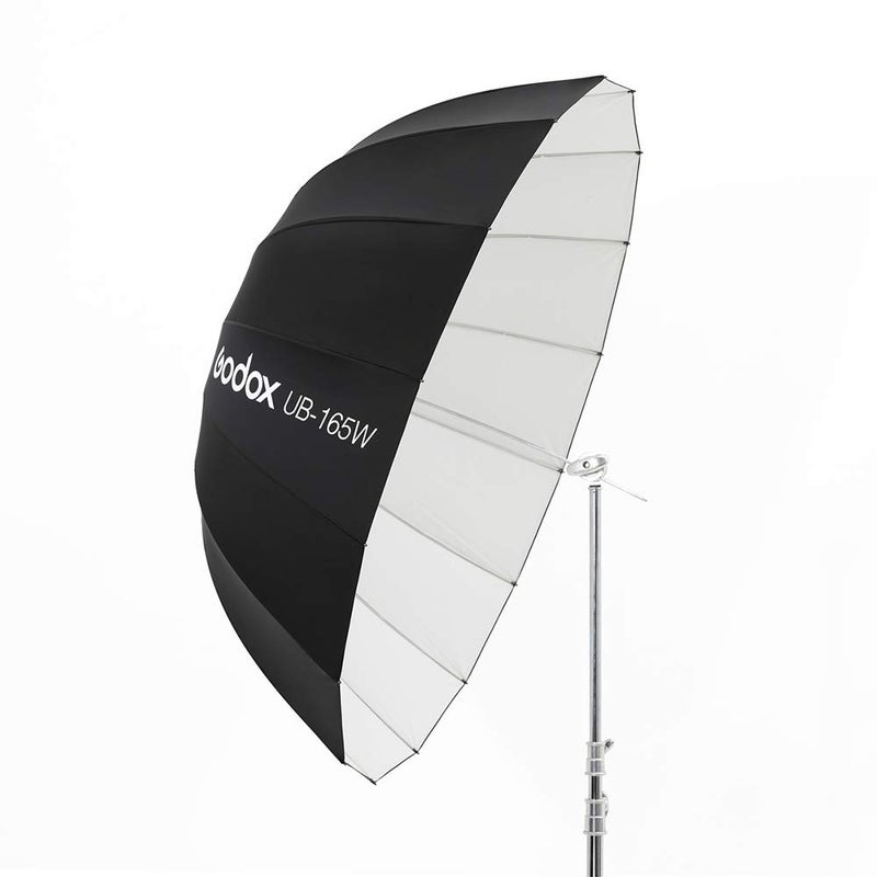 Godox UB-165W 65in 165cm Parabolic Inner White Reflec Umbrella Studio Light Umbrella with Diffuser Cover Cloth(UB-165W) - Image 2