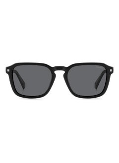 Polaroid Unisex Polarized Rectangular Sunglasses - Pld 4156/S/X Black Millimeter - Lens Size: 53 Mm  - Image 3
