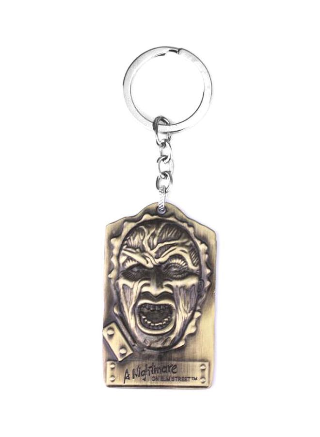 NIBEMINENT Nightmare Mask Key Tags And Chain Bronze