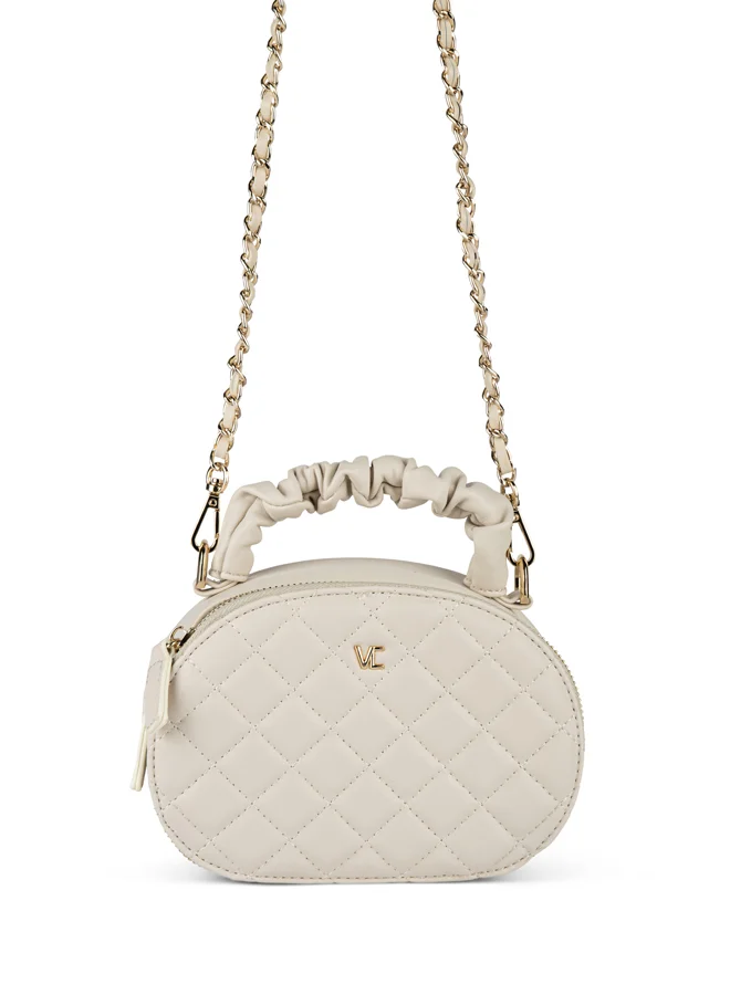 Women Quilted Chain Detailed Shoulder Bag