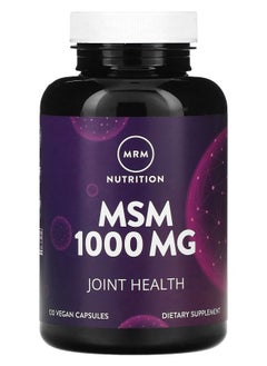 MRM Nutrition MSM 1000 mg 120 Vegan Capsules 