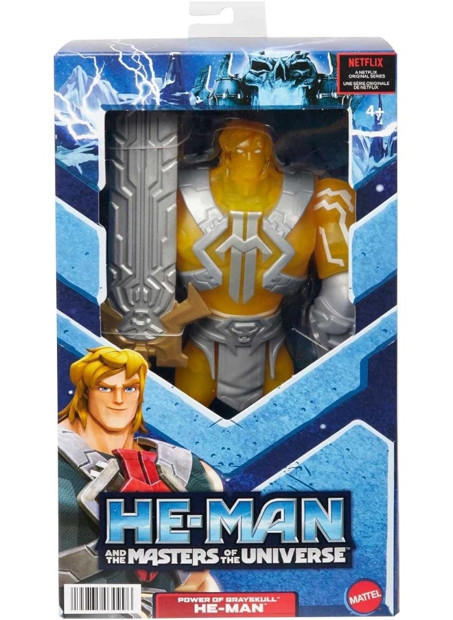 Masters of the Universe He-Man and The He-Man Large Figure with Accessory Inspired by Motu Netflix Animated Series, 8.5in Collectible Toy - pzsku/ZBCE6219A7C63C597A217Z/45/_/1720347576/09d17246-c77e-48bf-ac71-0a74d2bb12ce