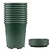 Fasmov 10PCS 1 Gallon Durable Nursery Pot Garden Flower Pots Nursery Plant Container Kit with 10 Pcs Matching Pallets - Image 2