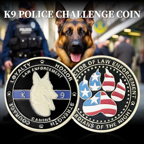 ASmileIndeep K9 Police Challenge Coin Law Enforcement Officer Canine Military Gift - Image 5