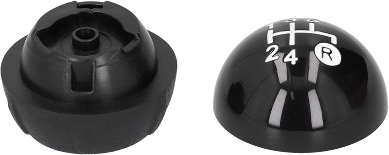 plplaaoo 5 Speed Gear Shift Knob Cap,Car Gear Shift Knob,Plastic Gear Stick Knobs,Gear Shift Knob with Cap Decorative Cover Replacement Kit Fit for Fiatss 500 500c 2007 ‑ 2018 Lhd RHD - Image 1