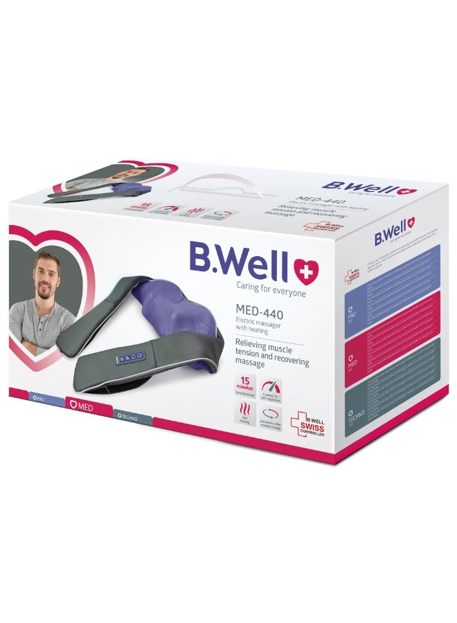 بي.ويل مدلك كهربائي مع خاصية التسخين MED-440 – استرخاء العضلات واستعادة النشاط - Image 2