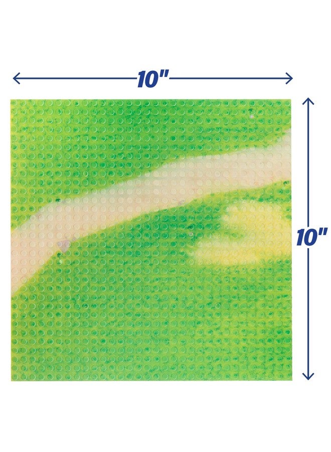 أس سي أس دايركت مكعبات بناء SCS Direct Brick مقاس 10×10، ألواح أساسية كبيرة لملعب عشبي، قطعتان، توصيل مزدوج يربط المكعبات على الجانبين العلوي والسفلي، ملاءمة محكمة مع جميع العلامات التجارية، رائعة لطاولة لعب الأطفال، هدية عيد الميلاد - Image 2