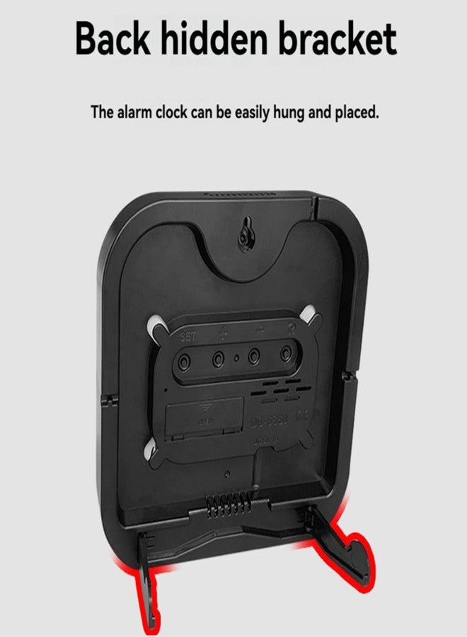 Multifunctional clock LED electronic clock living room fresh wall clock can be hung or stood dual-purpose clock - Image 5