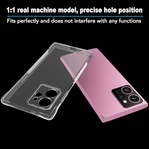 USTIYA Case for HMD Skyline Clear TPU Four Corners Protective Cover Transparent Soft funda - Image 4