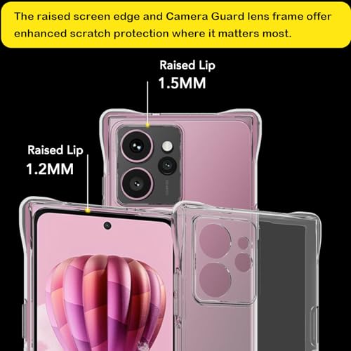 USTIYA Case for HMD Skyline Clear TPU Four Corners Protective Cover Transparent Soft funda - Image 3