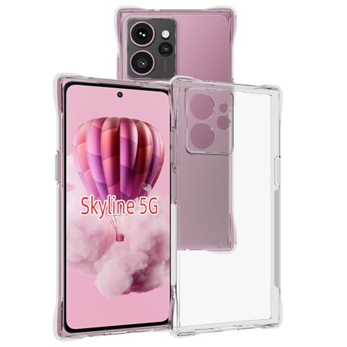 USTIYA Case for HMD Skyline Clear TPU Four Corners Protective Cover Transparent Soft funda - Image 1