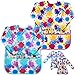 J MARK Art Smock Painting Apron Pack of 2 Long Sleeve and 2 Pockets for Arts Crafts Waterproof Artist Paint Shirt Colorful - Image 3