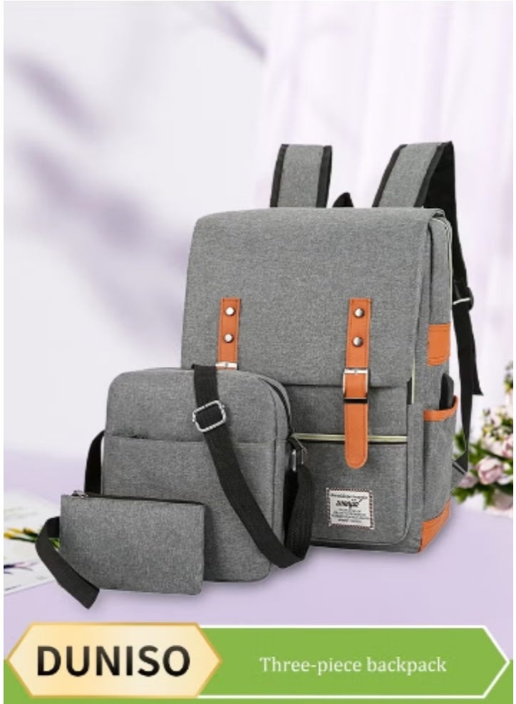 DUNISO New 3 - Piece Backpack Set, Minimalist & Functional, One Set for Everything - Image 1