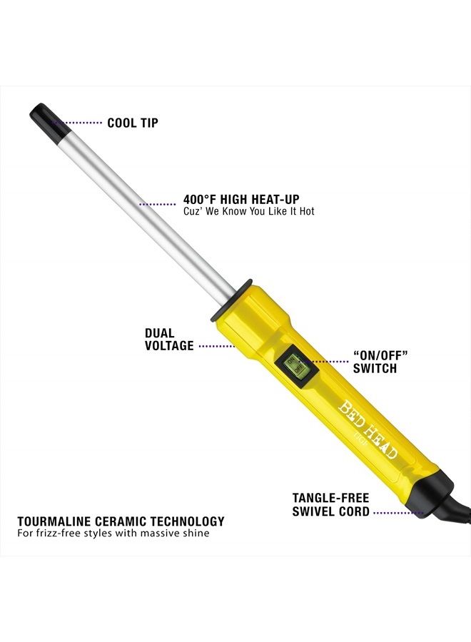 BED HEAD Curlipops Clamp-Free Curling Wand Iron | For Tight Curls and Massive Shine (1/2 in) - Image 3