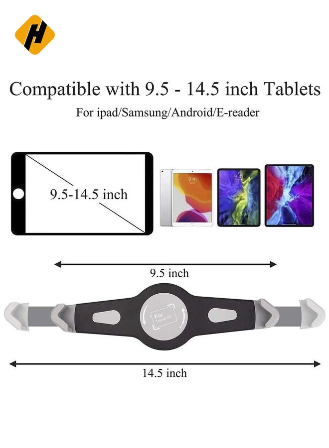 HuHa IPad and Mobile Phone Tripod Stand,Height Adjustable 20 to 60 Inch with 360 Degree Rotating Tablet Holder for iPad Air,iPad Pro and More 9.5 to 14.5 Inch Tablets, Coming with Carrying Bag  - Image 5