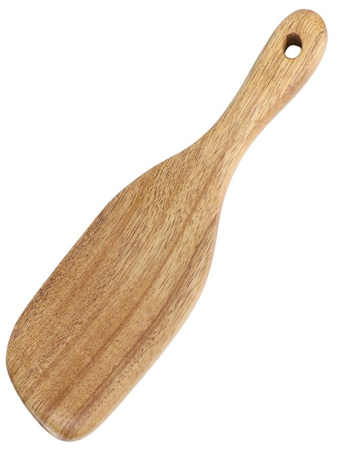 DOERDO DD DOERDO Wooden Spurtle 20.5CM Long Handle Flat Frying Spatula for Kitchen Stirring, Mixing, Serving, 8.1x2.3inch - Image 1