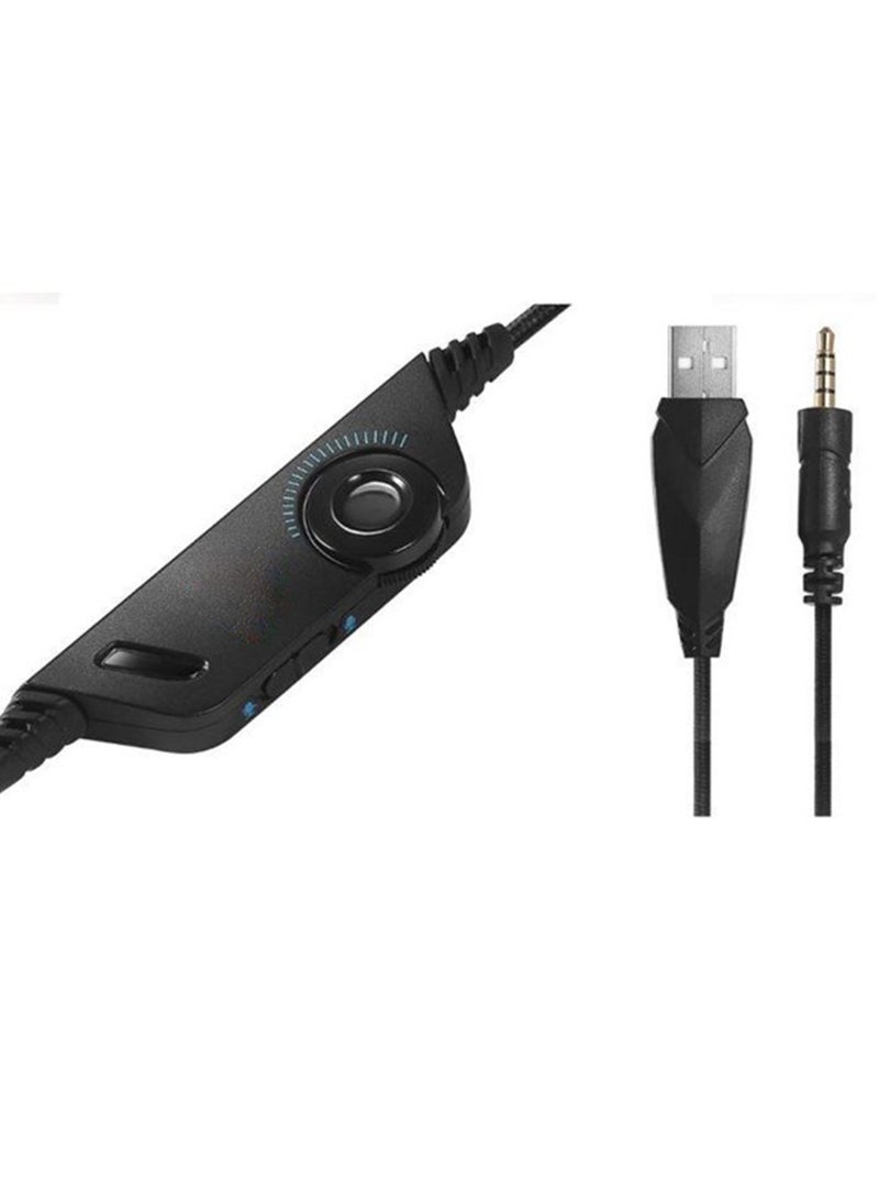 Pro Gaming Headest V-1 With Colourful Backlight , Flexible Mic , Support Mobiles , Tablets , Laptops , PS4 , Xbox One  - Image 5