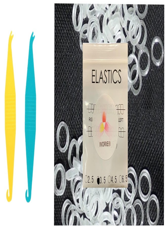 IVORIE Cosmetic Dental Lab Elastic Rubber Bands Braces Teeth Lab Gap Alignment 60pcs (5/16" Penguin 6.5oz (X-Heavy)) - Image 1