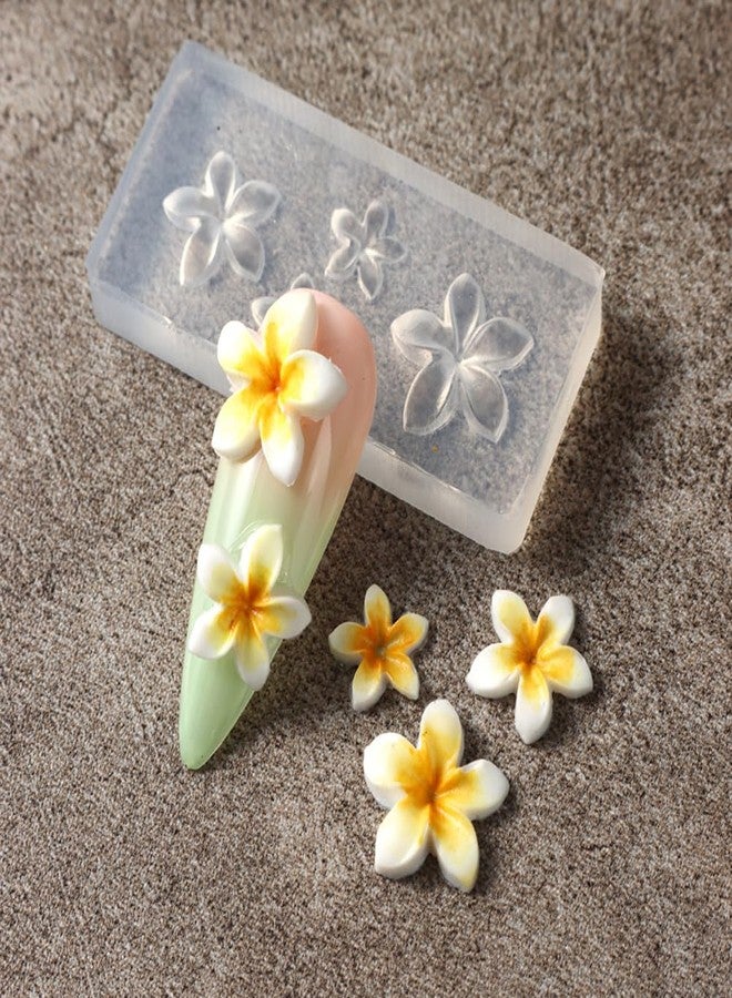 LIFOOST 4pcs Silicone Nail Molds Small Flower Mould 3D Gel Nail Art Carving Templates Spring Summer Floral Manicure Tools - Image 5
