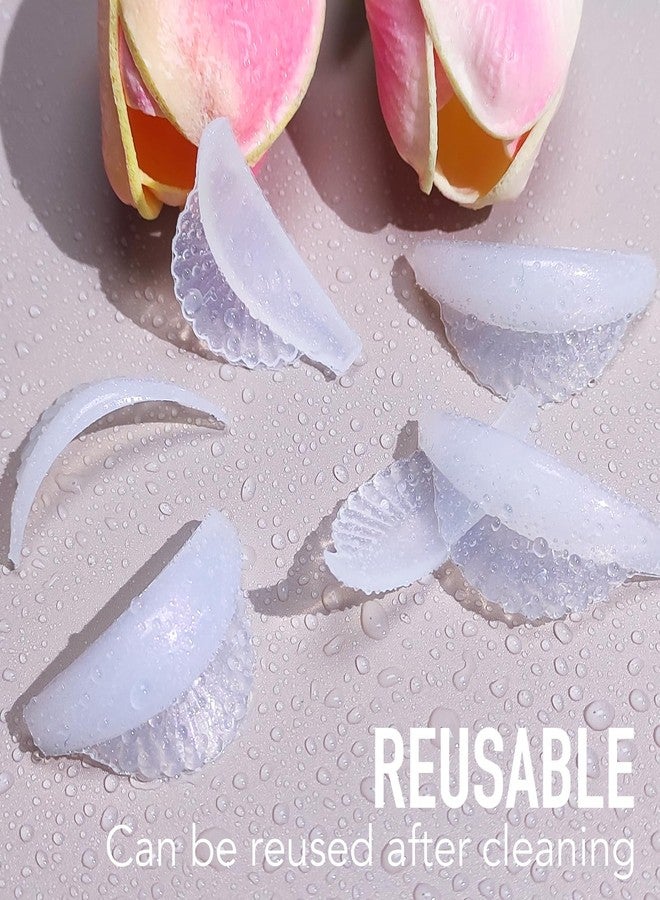 PERMANIA Lash Lift Pads, 12 Piece/6 Sizes Liquid Silicone Lash Lift Rods with 'C' Curl Super Soft & Sticky Extreme Eyelash Curler DIY Makeup Beauty Tool (White) - Image 4