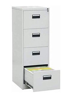 Gdf Galaxy Design Furniture 4 Drawer Vertical Filing Cabinet, Grey (133 X 62 X 45), Gdf-4Dr, 45D X 62W X 133H Cm